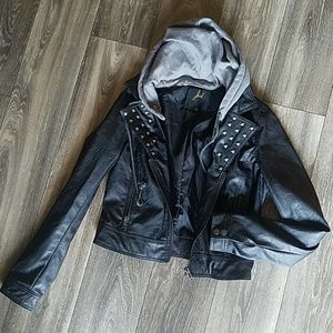 Badass faux leather jacket
